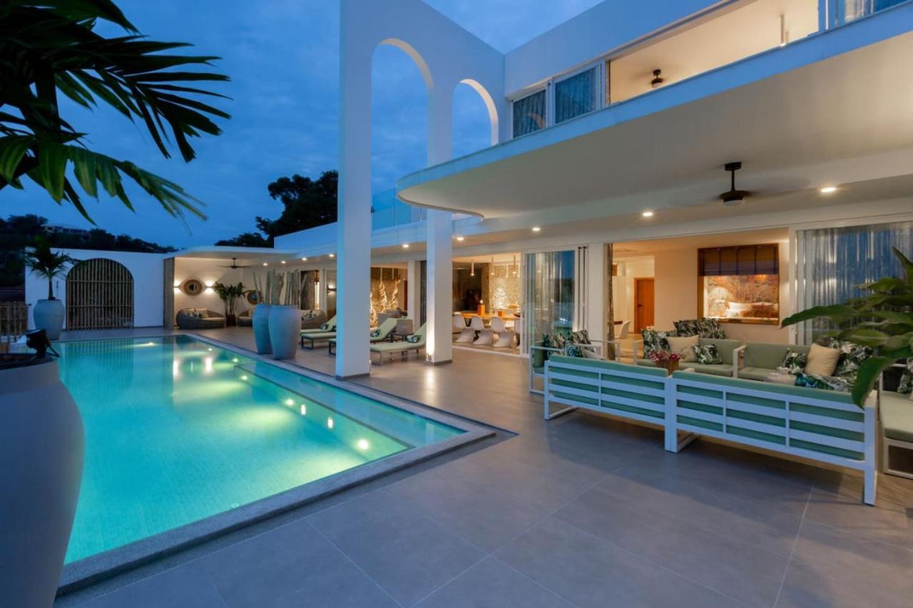 C Villa 8Br Luxury Seaview Villa, 2 Swimming Pools Ko Samui Exterior foto