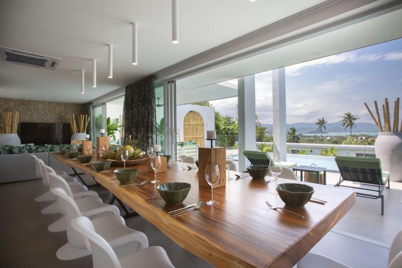 C Villa 8Br Luxury Seaview Villa, 2 Swimming Pools Ko Samui Exterior foto