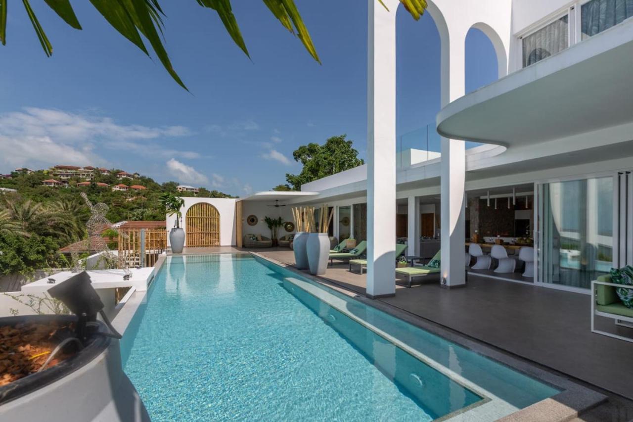 C Villa 8Br Luxury Seaview Villa, 2 Swimming Pools Ko Samui Exterior foto